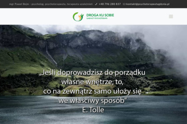 Gabinet Psychoterapii DROGA KU SOBIE - Terapeuta Uzależnień Gdynia