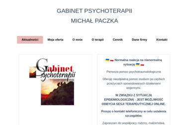 Gabinet Psychoterapii Michał Paczka - Ośrodek Leczenia Uzależnień Gliwice