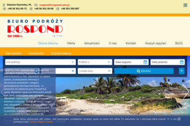 Biuro Podr&oacute;ży ROSPOND - Biuro Podr&oacute;ży Gdańsk