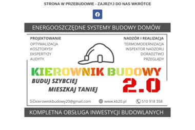 Kierownik Budowy 2.0 - Świetne Biuro Projektowe Limanowa