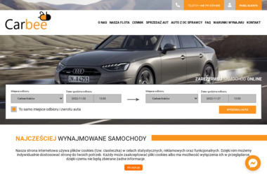 Wypożyczalnia Aut Carbee - Wypożyczalnia Samochod&oacute;w Krak&oacute;w