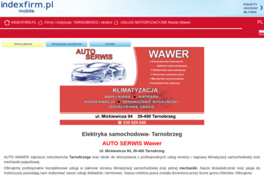 AUTO SERWIS Wawer - Naprawa Klimatyzacji Samochodowej Tarnobrzeg