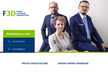 Kancelaria Prawna F3D.PL - Prawnik Od Prawa Pracy Warszawa
