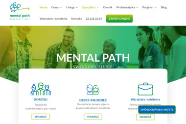 Centrum terapeutyczne Mental Path - Poradnia Psychologiczna Warszawa