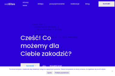weBites Łukasz Gołąbek - Obsługa Sklepu www Wrocław