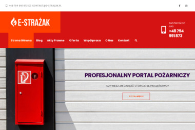 E-Strażak Mateusz Opiłka - Okresowe Szkolenia BHP Wolbrom