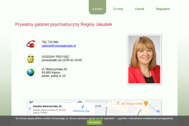 Gabinet psychiatryczny Reginy Jakubek - Gabinet Psychologiczny Kępno
