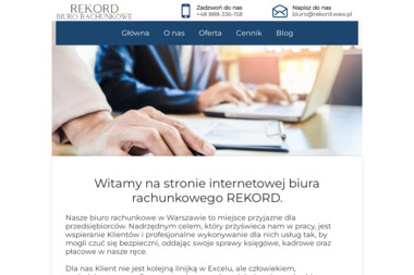 Rekord Biuro Rachunkowe Maria Świtkiewicz - Sprawozdania Finansowe Warszawa