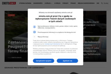 Portal Emoto.com.pl - Projektowanie Portali Internetowych Poznań