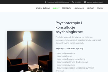 Gabinet psychoterapii - Góra Kalwaria - Poradnia Psychologiczna Góra Kalwaria