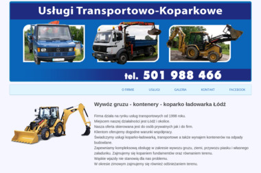 DK transport - Wynajem Kontenera Na Gruz Łódź