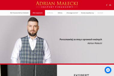 Ekspert, doradca kredytowy - Adrian Małecki - Audyt Podatkowy Szczecin