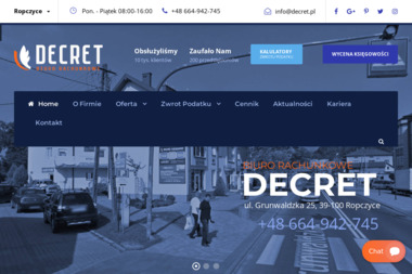 Biuro rachunkowe DECRET - Rejestracja Spółki z O.o. Ropczyce