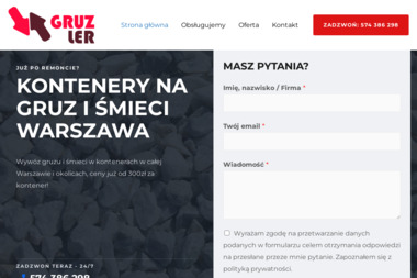 Gruzler.pl - Wyw&oacute;z Ziemi Warszawa