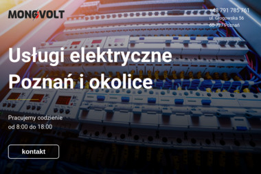 MONOVOLT Kompleksowe Usługi Elektryczne - Fenomenalny Elektryk Poznań