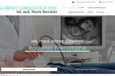 Gabinet ginekologiczny lek. med. Marek Słowiński - Badania Ginekologiczne Jasło