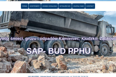 SAP- BUD PPHU - Wywóz Ziemi Kamieniec Ząbkowicki