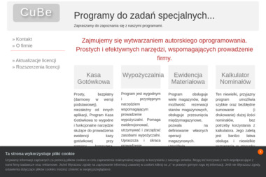 CuBe Marcin Polak - Programowanie Aplikacji Szczecin