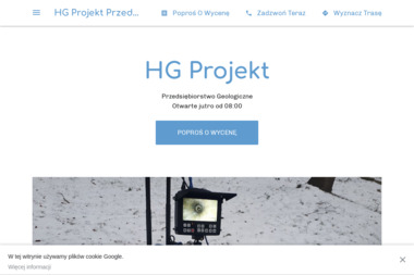 HG Projekt Przedsiębiostwo Geologiczne - Studniarstwo Ustka
