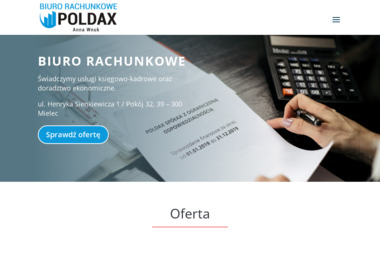 Poldax Sp. z o. o. - Prowadzenie Księgi Przychodów i Rozchodów Mielec