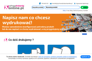 Sklep internetowy cyfrowadrukarnia.pl - Usługi Poligraficzne Smolec
