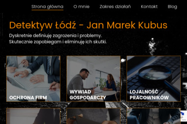 Detektyw Łódź - Jan Marek Kubus - Ochrona Osób i Mienia Łódź