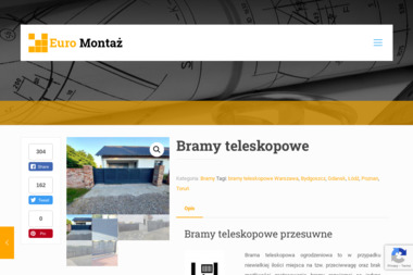 Bramy Teleskopowe Polska - Ogrodzenia Betonowe Dwustronne Toruń