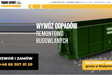 LECH-TRANS - Wywóz gruzu, kontenery na smieci, dopady budowlane Białystok, Wasilków - Wywóz Gruzu Wasilków