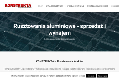 Konstrukta Rusztowania Kraków - Wynajem Zaplecza Budowlanego Kraków