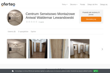 Centrum Serwisowo Montażowe Aniwal Waldemar Lewandowski - Perfekcyjna Ekipa Remontowa Toruń