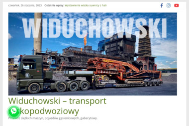 Transport ponadgabarytowy Widuchowski - Transport krajowy Zabrze