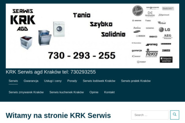 Krk serwis agd - Naprawa Pralek Kraków