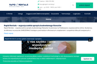 RAPID RENTALS wypożyczalnia sprzętu i usługi budowlane Łukasz Kuś - Remonty i wykończenia Rzeszów