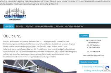 Firma Handlowo-Usługowa Schmiedekunst Bartosz Piosik - Schody metalowe Wolsztyn