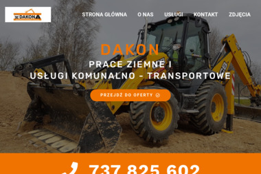 DAKON prace ziemne i usługi komunalno transportowe - Transport krajowy Wejherowo
