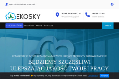 EKOSKY Łukasz Gołębiewski - Staranne Przyłącze Wod-kan w Żurominie