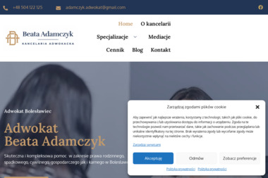 Kancelaria Adwokacka w Jeleniej Górze Adwokat Beata Adamczyk - Adwokat Jelenia Góra