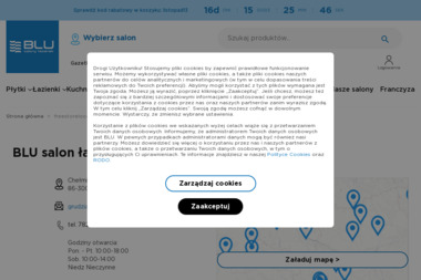 Salon Łazienek BLU w Grudziądzu - Meble tapicerowane na wymiar Grudziądz