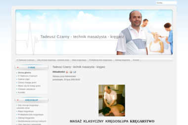 masaz klasyczny kregosłupa kręgarstwo Tadeusz czarny - Akupunktura Przeworsk