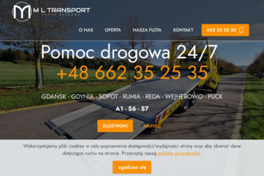 ML TRANSPORT MACIEJ LEŚNIEWSKI - Międzynarodowy Transport Samochodów Gdynia
