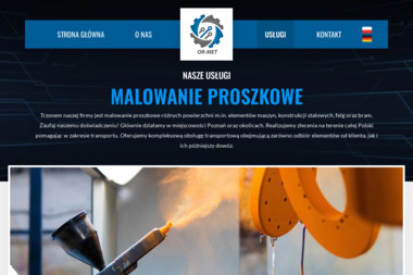 OR-MET Patryk Kujawa - Malowanie proszkowe Poznań - Malowanie Biur Poznań