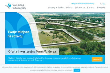 Toruński Park Technologiczny - E-biuro Toruń