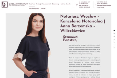 Notariusz Wrocław - Kancelaria Notarialna Anna Borzemska-Wiliczkiewicz - Czynności Notarialne Wrocław