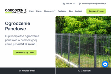 OgrodzeniePanelowe.pl Mateusz Ruszewski - Korzystna Sprzedaż Ogrodzeń Gdynia