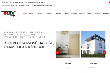 www.tomix.org.pl - Okna, drzwi, bramy garażowe, rolety - Wyśmienite Żaluzje Fasadowe Żywiec
