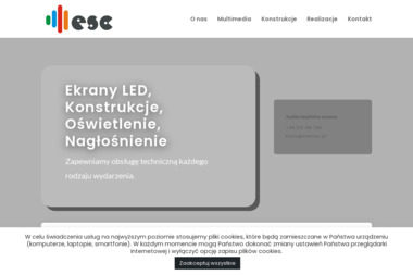 ESC Multimedia - Wynajem Sceny Kraków