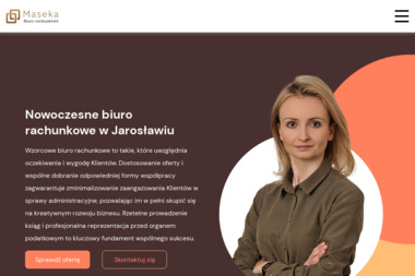 Biuro rachunkowe  Maseka - Księgowanie Przychodów i Rozchodów Jarosław