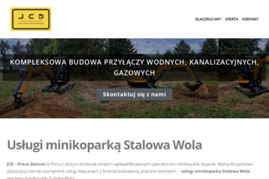 JCD - prace ziemne - Utalentowany Gazownik Stalowa Wola
