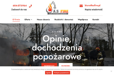 A.S FIRE OPINIE, DOCHODZENIA POPOŻAROWE - Świadectwa energetyczne Łowicz