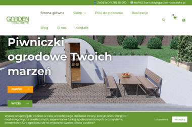 Garden Concrete - Nowoczesne Ogrody Wielogóra